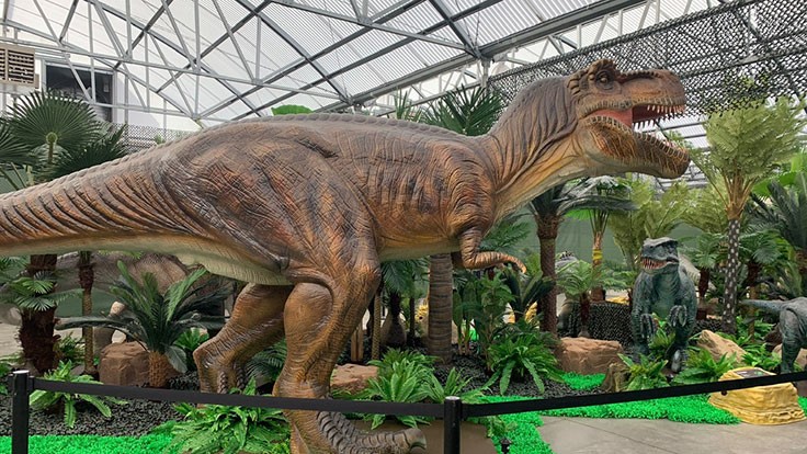 How The Garden Factory Uses Dinosaurs And Excavators To Attract