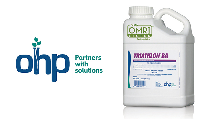OHP's Triathlon BA is now OMRI listed