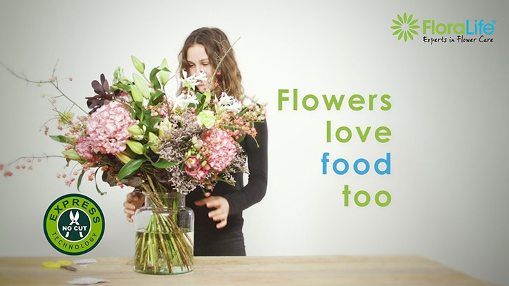 Floralife “Flowers Love Food Too!” campaign launches in Europe