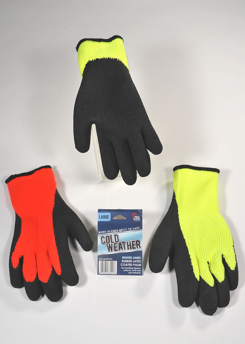 Hi-Vis Cold Weather Gripping Gloves