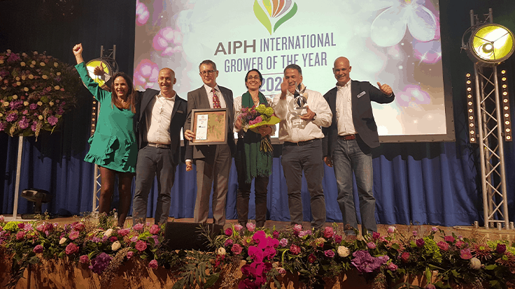 Danziger wins bronze at AIPH International Grower of the Year Awards