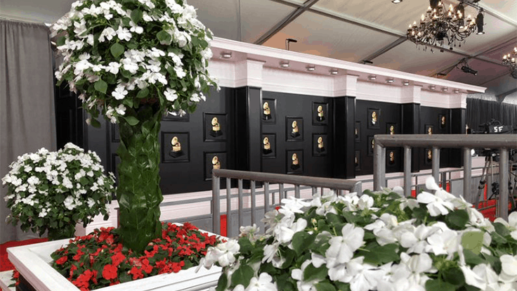 Beacon Impatiens floral design featured at the 2020 Grammy Awards