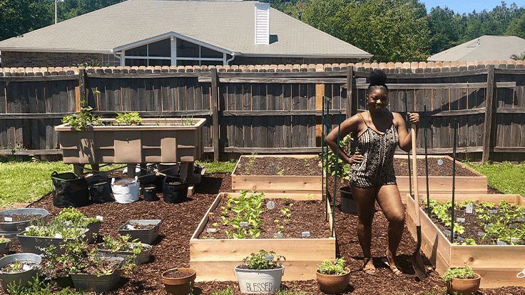 Meet Jasmine Jefferson, founder of Black Girls With Gardens 