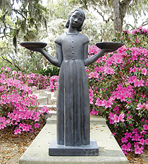 Bird Girl statue Garden Center