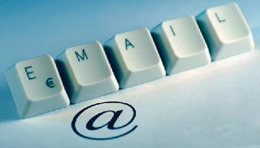 a computer keyboard with e m a i l as separate letters