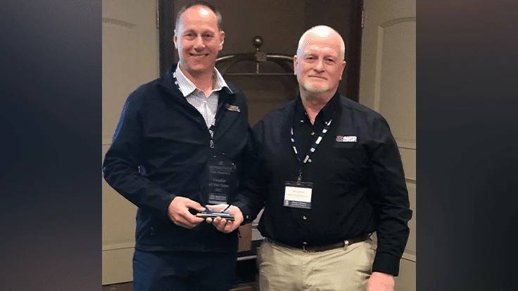 Jonathan Pederson, CEO/President of Monrovia Growers (left) and Jeff Lafferty, CEO of MNGC (right)