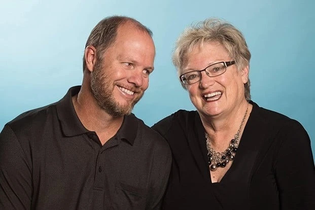 Hillermann Nursery & Florist President Scott Hillermann, left, and CEO Sandi Hillermann McDonald