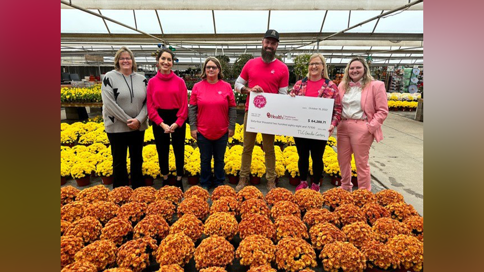 TLC Garden Centers raises 64,288.71 for local cancer center Garden Center